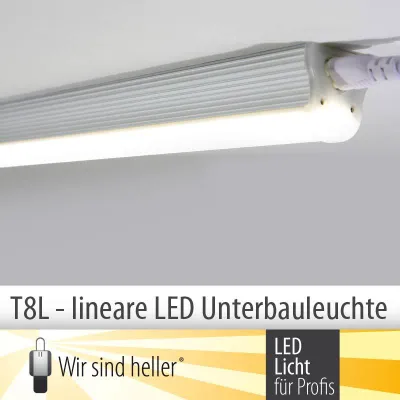 Bild: T8L lineare LED Unterbauleuchte