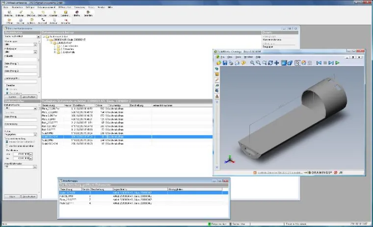 Bild: Perfektioniertes CAD-Datenmanagement für SolidWorks-Dateien