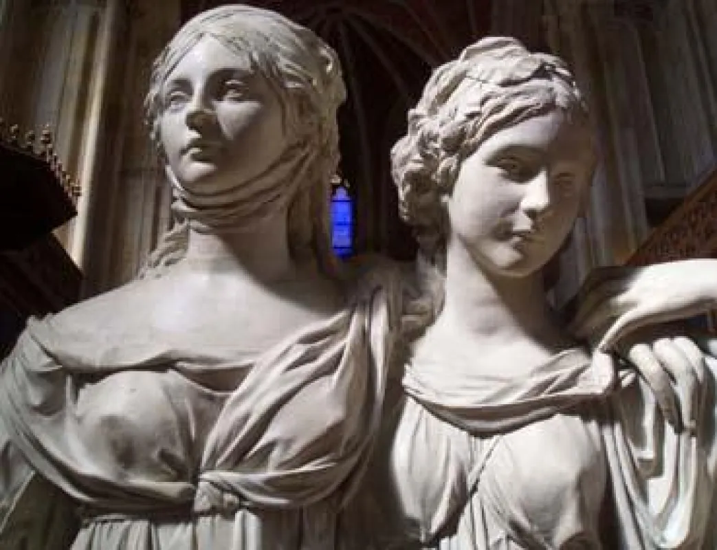 Die Prinzessinnengruppe von Gottfried Schadow, Luise und ihre Schwester Friederike.