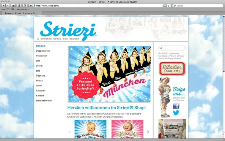 Bild: Striezi.com – A scheena Shop aus Bayern