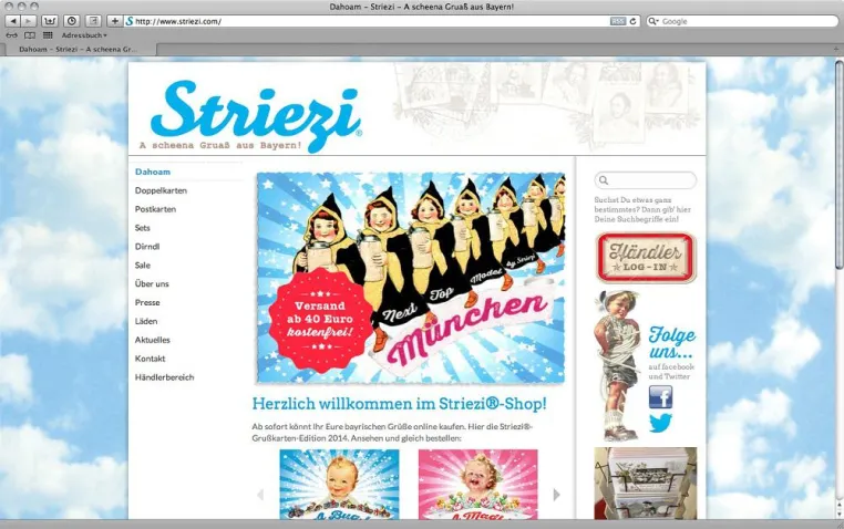 Bild: Striezi.com – A scheena Shop aus Bayern