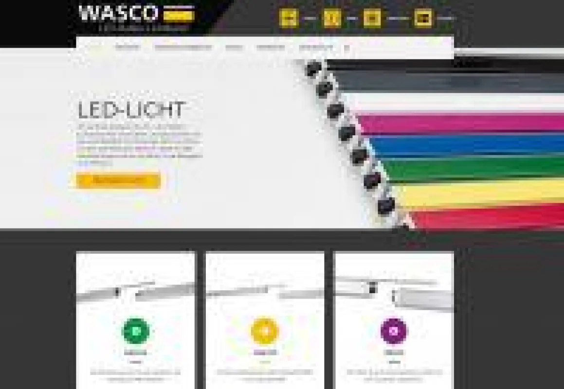 Die neue Internetpräsenz von Wasco bietet Informationen zu den Produkten des Spezialisten für LED-Hallen-Lichtbänder. Foto: Wasco