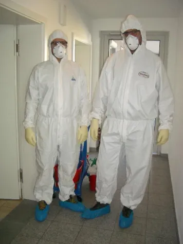 Bild: Tatortreinigungen erfordern Fachkompetenz, Diskretion und starke Nerven