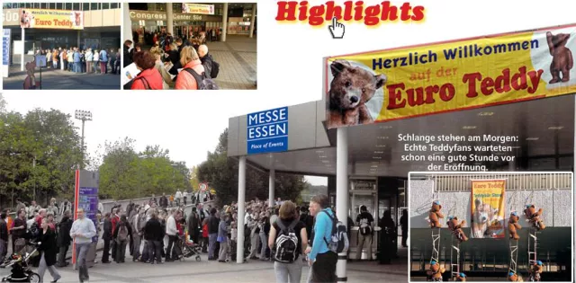 Bild: In der Messe Essen ist der Bär los