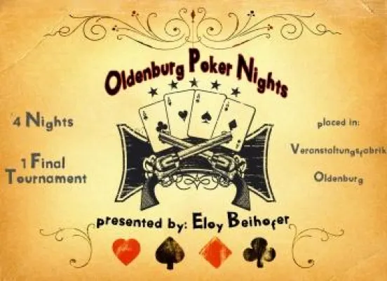 Pokerpapst Eloy Beihofer lädt zur "3. Oldenburger Pokernight" Bild: Pokerpapst Eloy Beihofer lädt zur "3. Oldenburger Pokernight"
