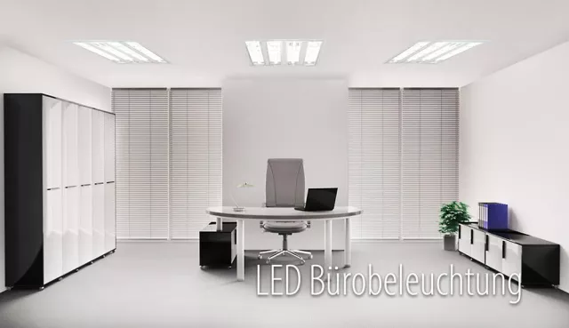 Bild: LED Beleuchtung in Büroräumen