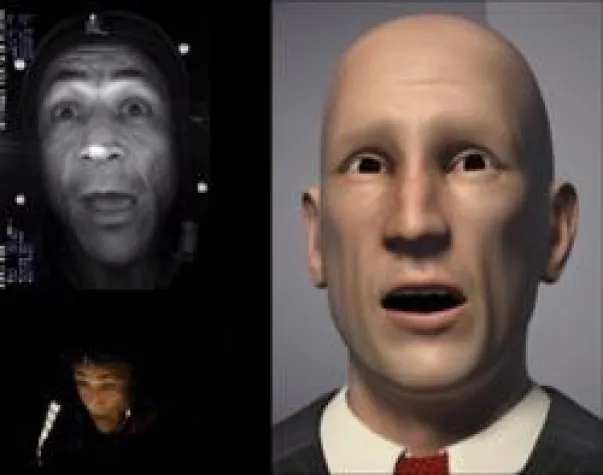 Bild: ‚Geklonter‘ Gesichtsausdruck - authentische Animation