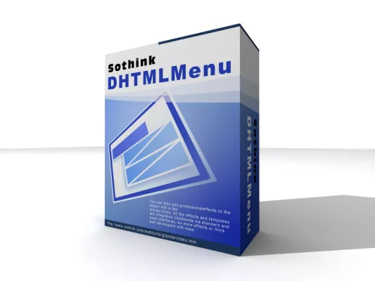 Bild: Sothink DHTMLMenu 6.4: Professionelle Menüs für die Homepage