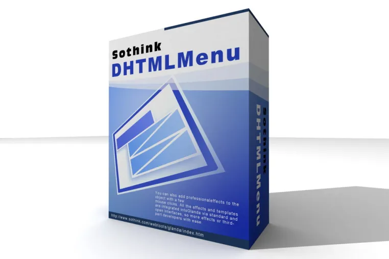 Bild: Sothink DHTMLMenu 6.4: Professionelle Menüs für die Homepage