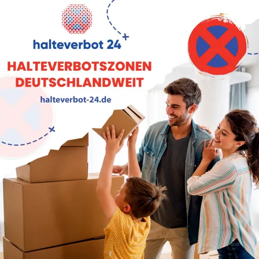 Bild: Ihre mobile Halteverbotsschilder jetzt bei Halteverbot-24.de