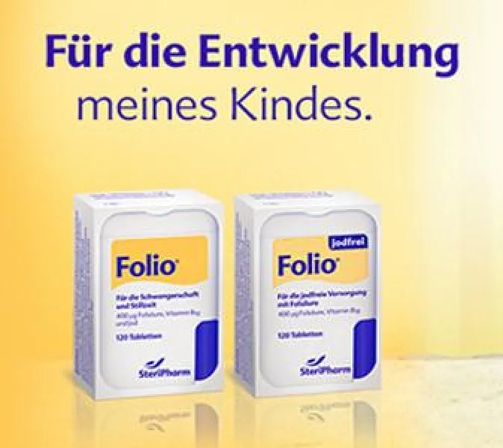Folsäuren sind wichtig für die Entwicklung des Kindes.