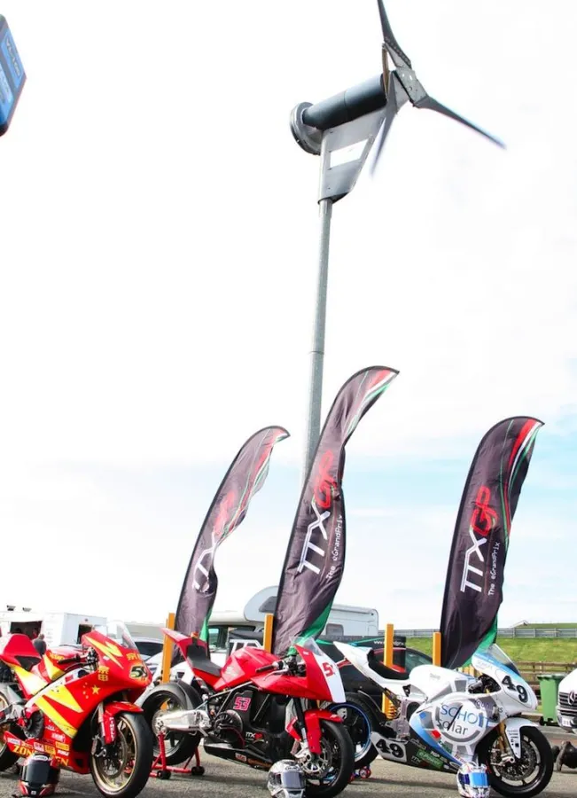 Windrad lud E-Bikes bei World Final