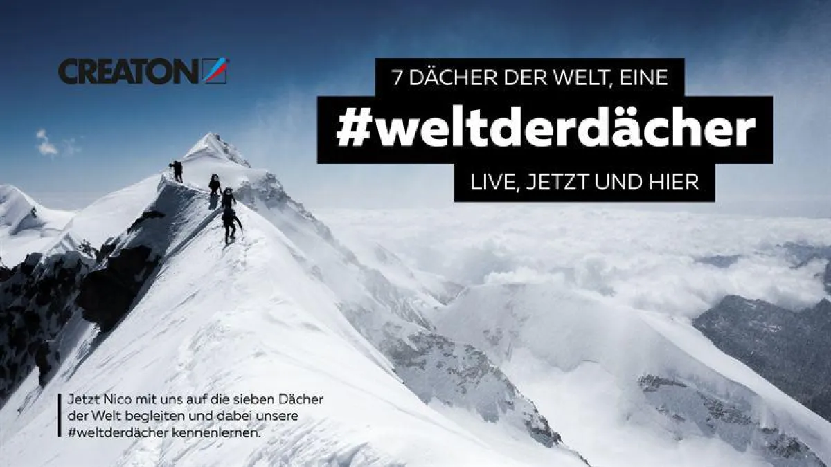 Kampagne Welt der Dächer - Creaton WDD