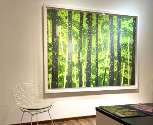 Bild: Alex Katz 10:30 AM letztes Exemplar verfügbar | GALERIE FRANK FLUEGEL