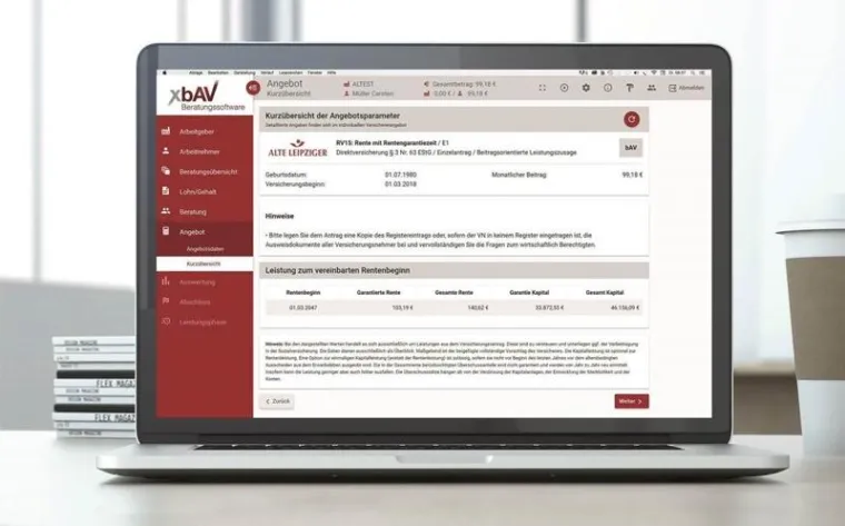 Bild: ALTE LEIPZIGER jetzt im bAV-Berater