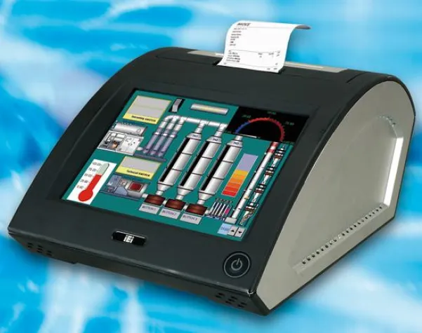 Bild: Desk-Top Touch-PC mit Drucker