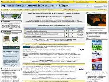 Bild: Relaunch von Aquaristik-Infos-247.de: Neues Forum und Foto-Galerie