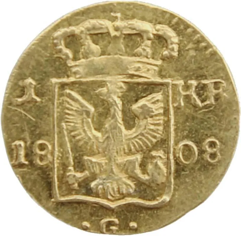 Goldabschlag eines Glatzer Kreutzers von 1808, Erlös 12.000 ?