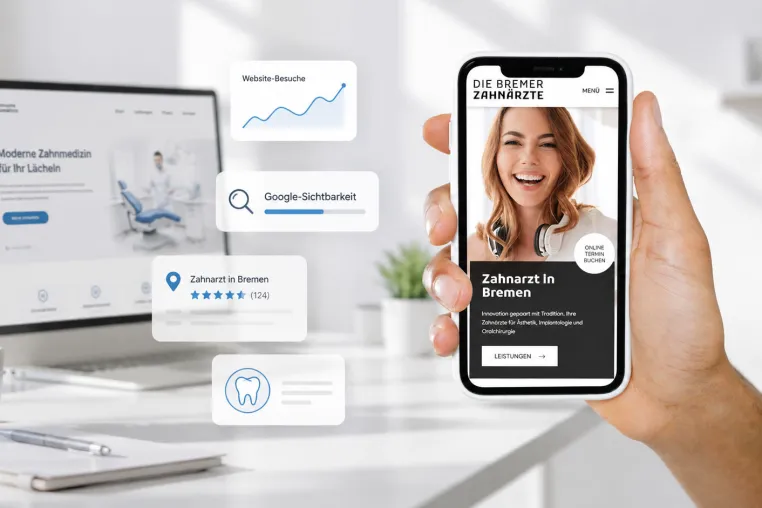 Modernes Webdesign für Zahnarztpraxen: Dank SEO und GEO sichtbar bleiben! Bild: Modernes Webdesign für Zahnarztpraxen: Dank SEO und GEO sichtbar bleiben!