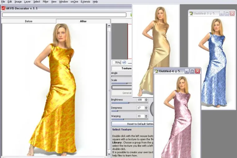 Bild: AKVIS Decorator v.1.3 füllt Flächen mit neuen Texturen und Farben