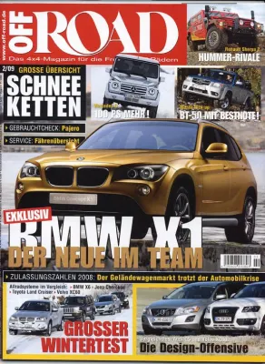 Bild: Gerhard Blank fotografiert BMW Concept Car X1 fuer Offroad Magazin