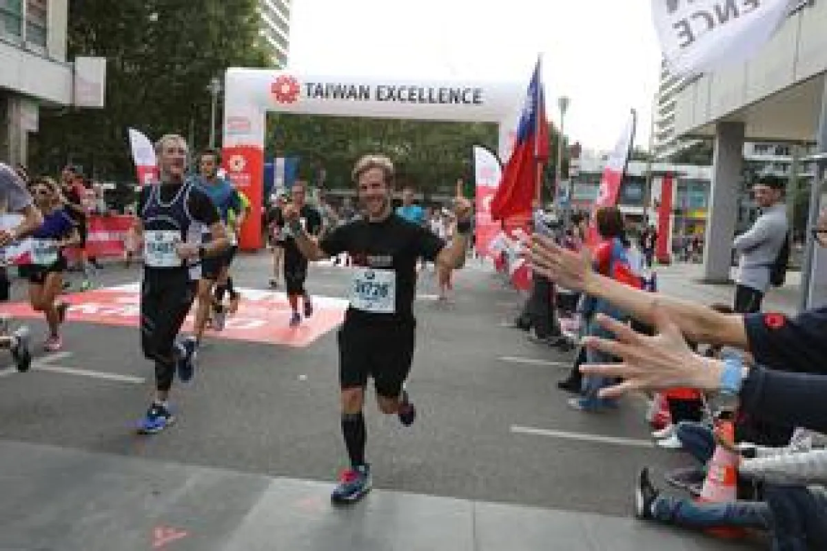 Alexander Koerfer, einer der Taiwan Excellence-Marathon-Team-Läufer