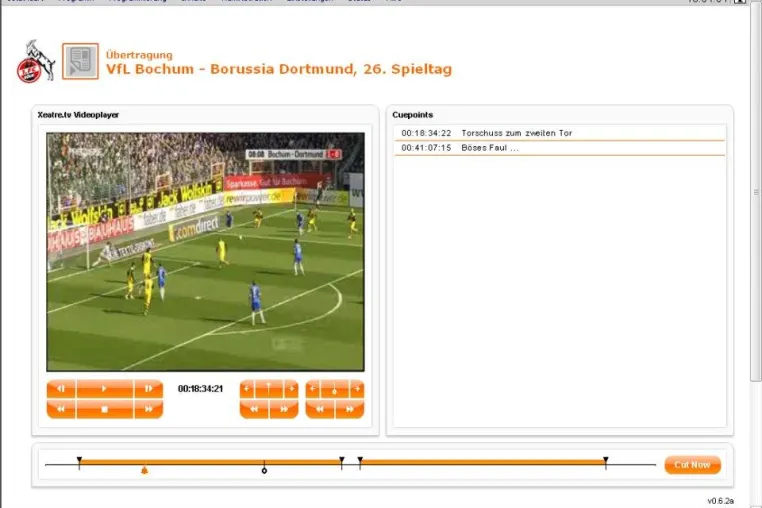 1. FC Köln mit neuer Technologie zur Spielanalyse - Netcologne Sportslab setzt auf Xeatre.tv Bild: 1. FC Köln mit neuer Technologie zur Spielanalyse - Netcologne Sportslab setzt auf Xeatre.tv