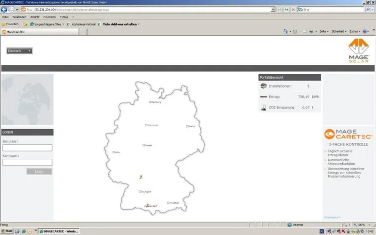 Bild: MAGE SOLAR komplementiert Produktportfolio mit Neuentwicklung für die PV-Anlagenüberwachung