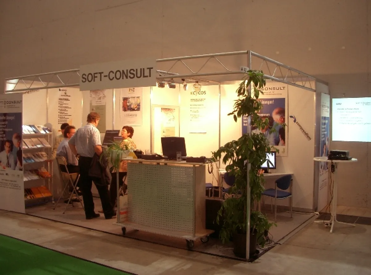 Messestand der SOFT-CONSULT auf der Midrange 2005