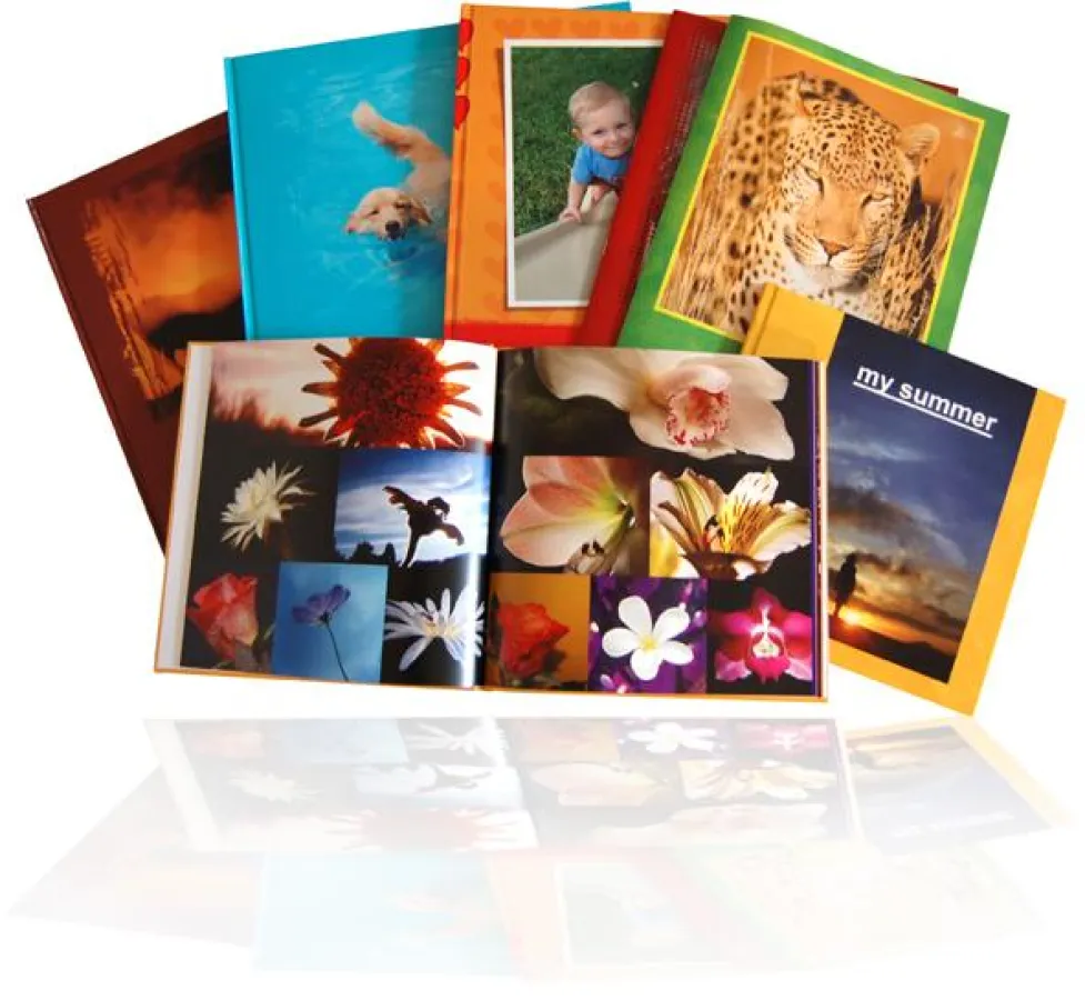 Fotobuchvarianten in verschiedenen Größen, Bindungsarten, Covern, im Digitaldruck und aus dem Fotolabor auf echtem Fotopapier