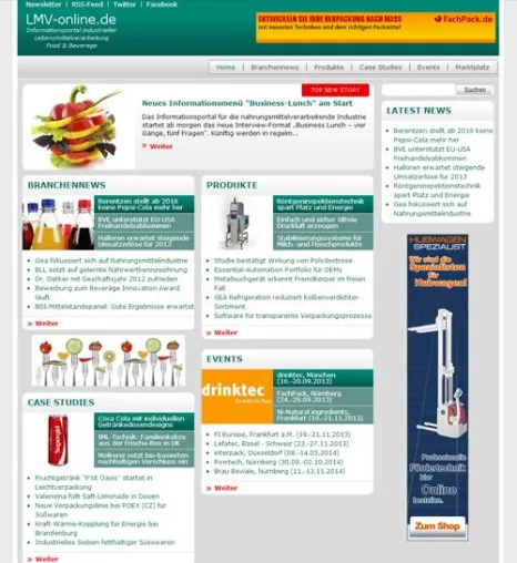 Bild: Business-Lunch: Neues Informationsmenü für die Lebensmittelwelt