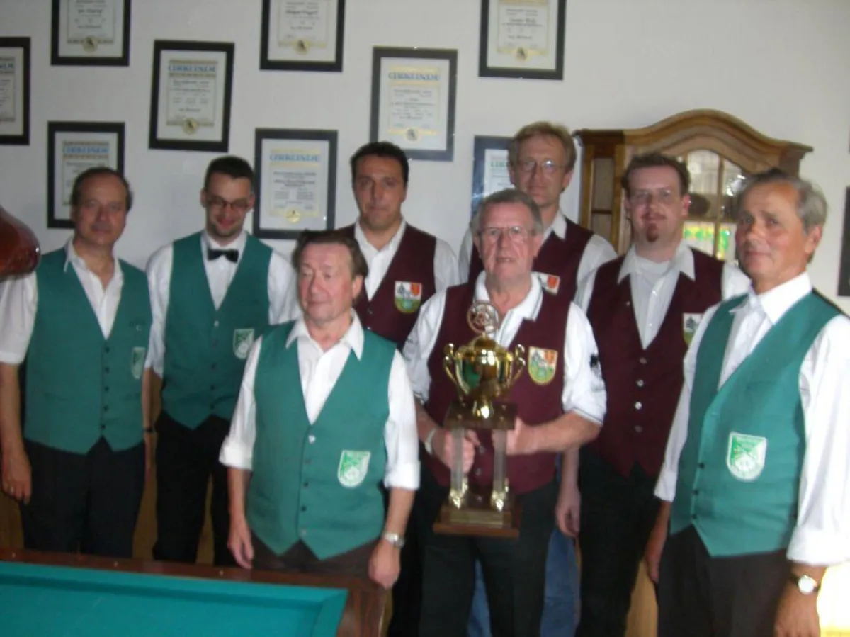 Paderborner und Ludwigsfelder Billardspieler