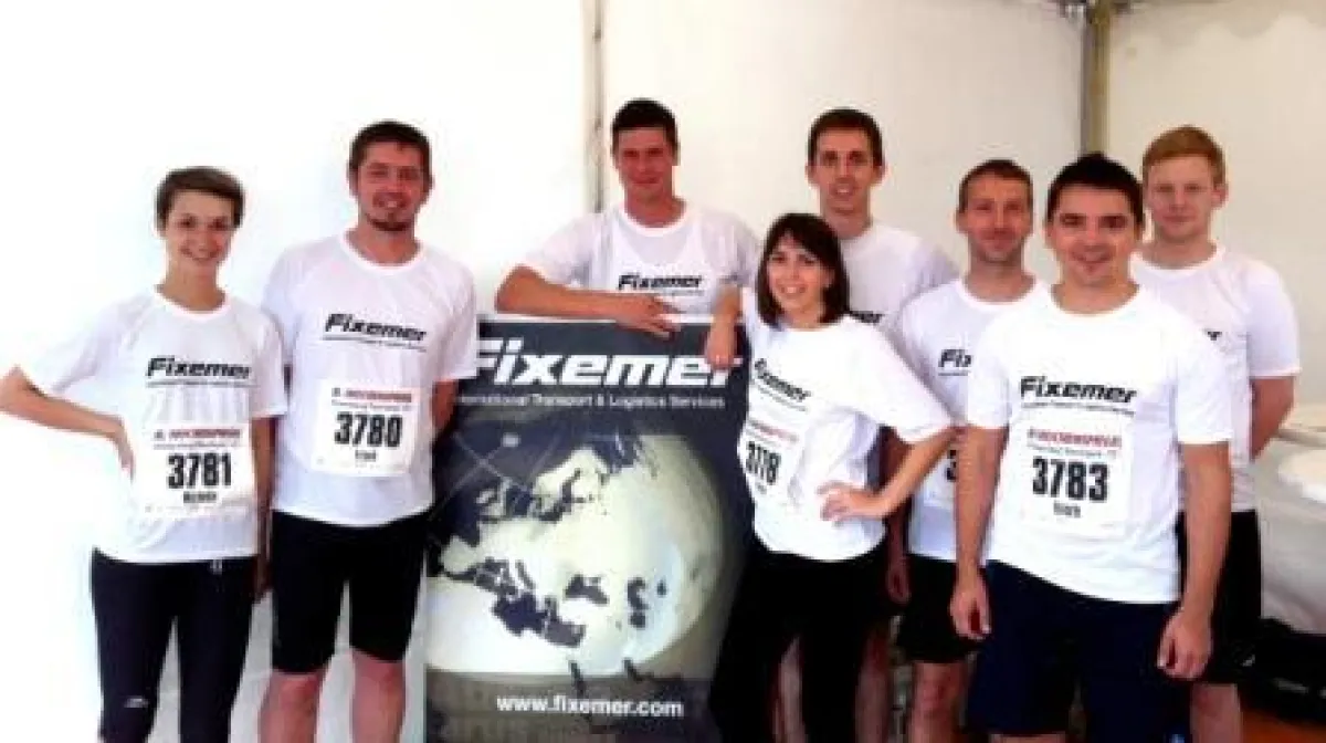 Das Fixemer Team beim Dillinger Firmenlauf 2012