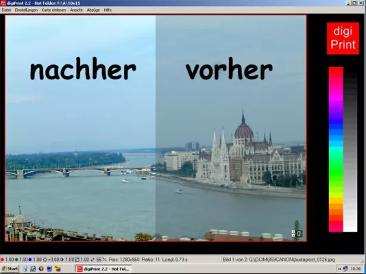 Bild: digiPrint 2.3 - die schnellste Bildkorrektur für Fotoprofis und biometrische Passbilder