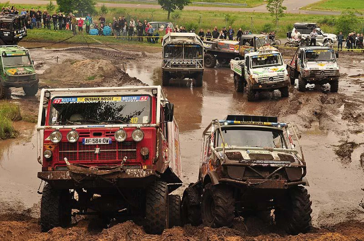 Truck Duelle auf der Breslau Rallye