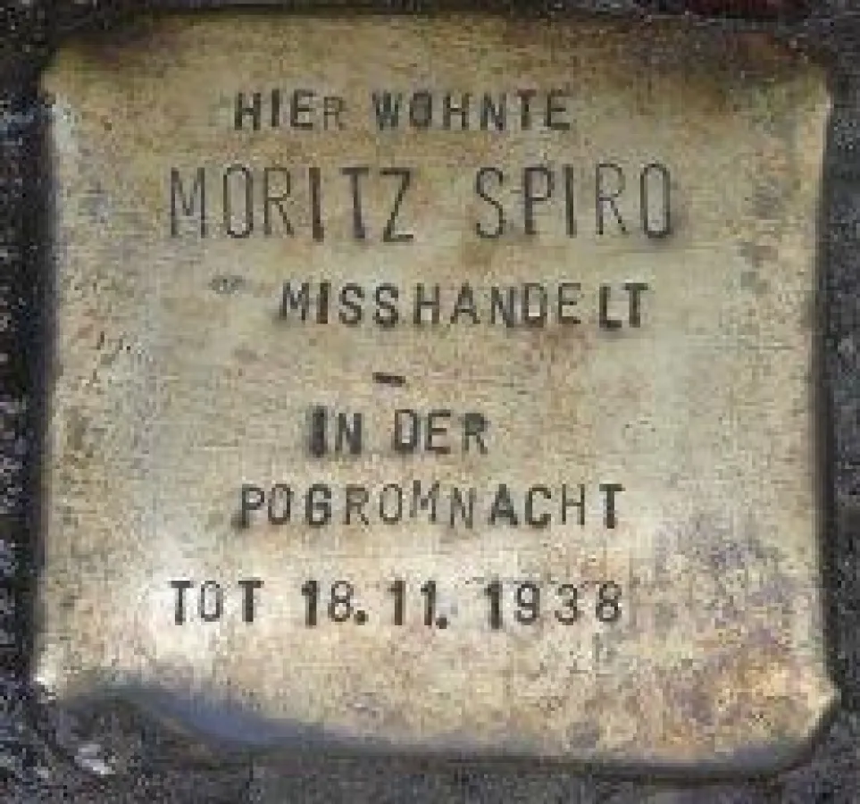 Stolperstein Moritz Spiro