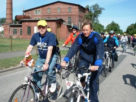 Bild: Als Botschafter der Bundeswehr auf dem Rad unterwegs