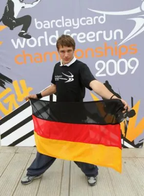 Bild: Barclaycard World Freerun Championships - Deutscher Athlet auf dem Podest