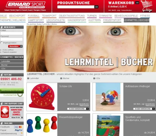 Bild: Bewegung und Bildung gehören zusammen | Neu bei erhard-sport.de: Lehrmittel