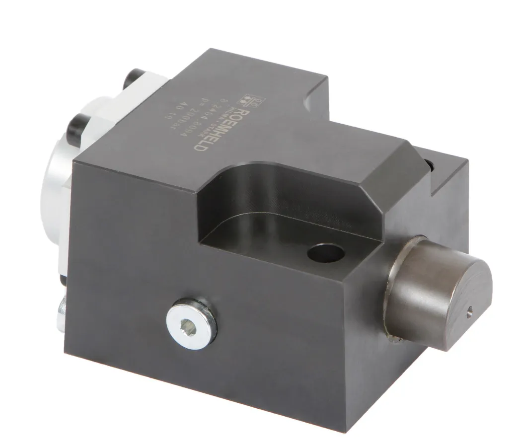 Der neue Keilspanner benötigt keine dauerhafte hydraulische Versorgung (Foto: ROEMHELD).