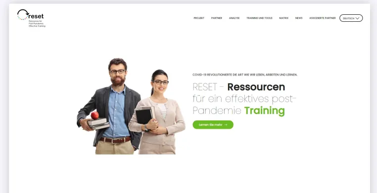 Bild: Ressourcen für ein effektives Training nach der Pandemie: RESET Plattform ins Leben gerufen