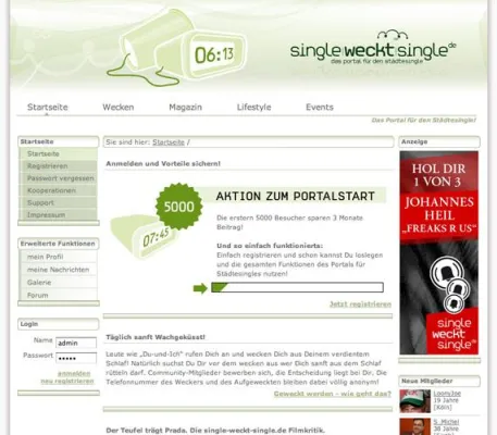 Bild: Jeden Morgen aus dem Bett tanzen. – Weckanruf mit CD-Geschenk