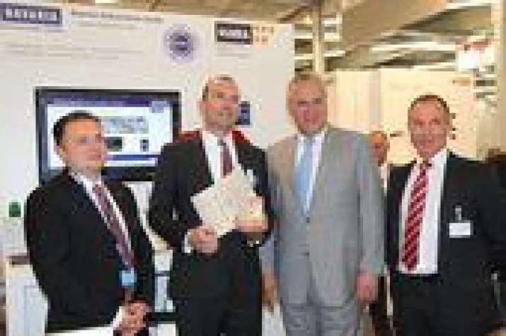 Bild: Kaba Partner Bavaria Zeitsysteme mit dem Bayerischer Sicherheitspreis 2012 ausgezeichnet