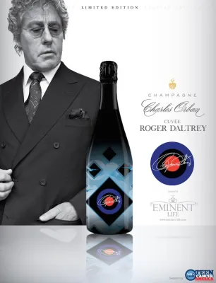 Bild: Roger Daltrey von The Who präsentiert eigenen Champagner