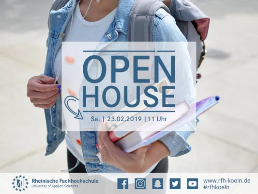 Bild: Open House Tag an der Rheinischen Fachhochschule Köln am 23. Februar