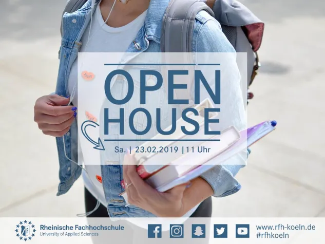 Bild: Open House Tag an der Rheinischen Fachhochschule Köln am 23. Februar