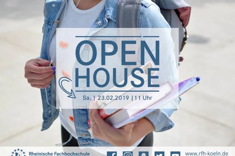 Open House Tag an der Rheinischen Fachhochschule Köln am 23. Februar Bild: Open House Tag an der Rheinischen Fachhochschule Köln am 23. Februar