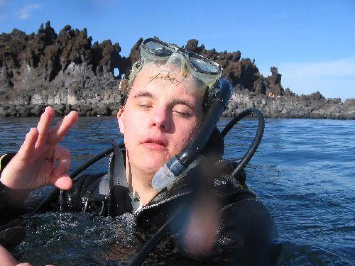 Alles OK beim ersten Tauchgang