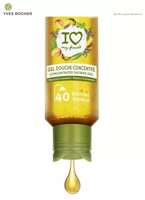 Bild: Ökologische Pflegeinnovation „Duschgel-Konzentrat I LOVE MY PLANET“ von Yves Rocher