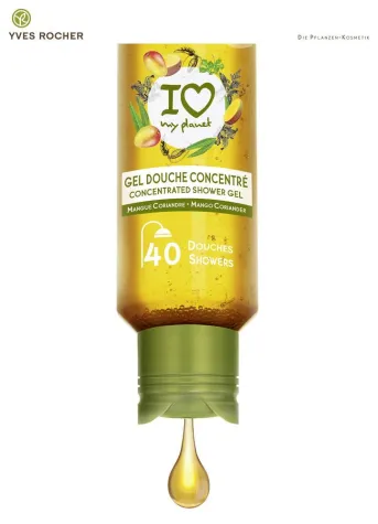 Bild: Ökologische Pflegeinnovation „Duschgel-Konzentrat I LOVE MY PLANET“ von Yves Rocher